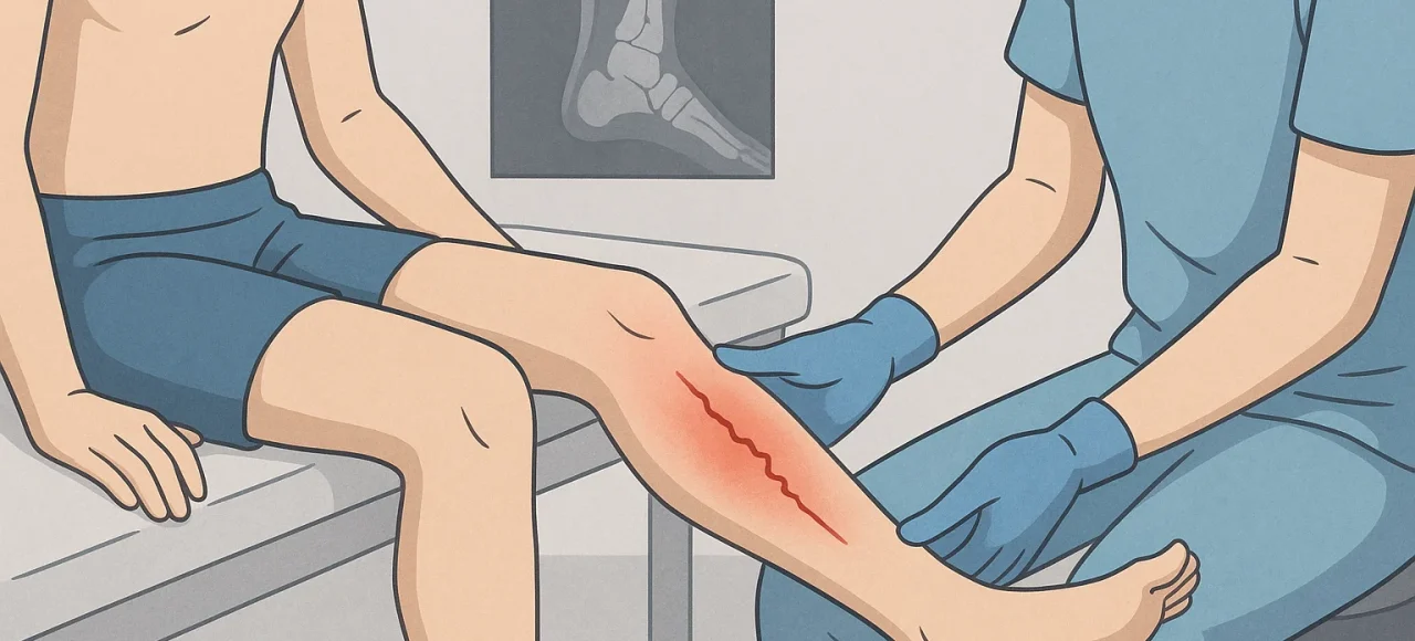 fracture de stress jambe