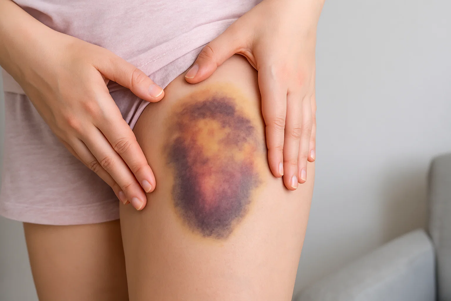 hematome cuisse