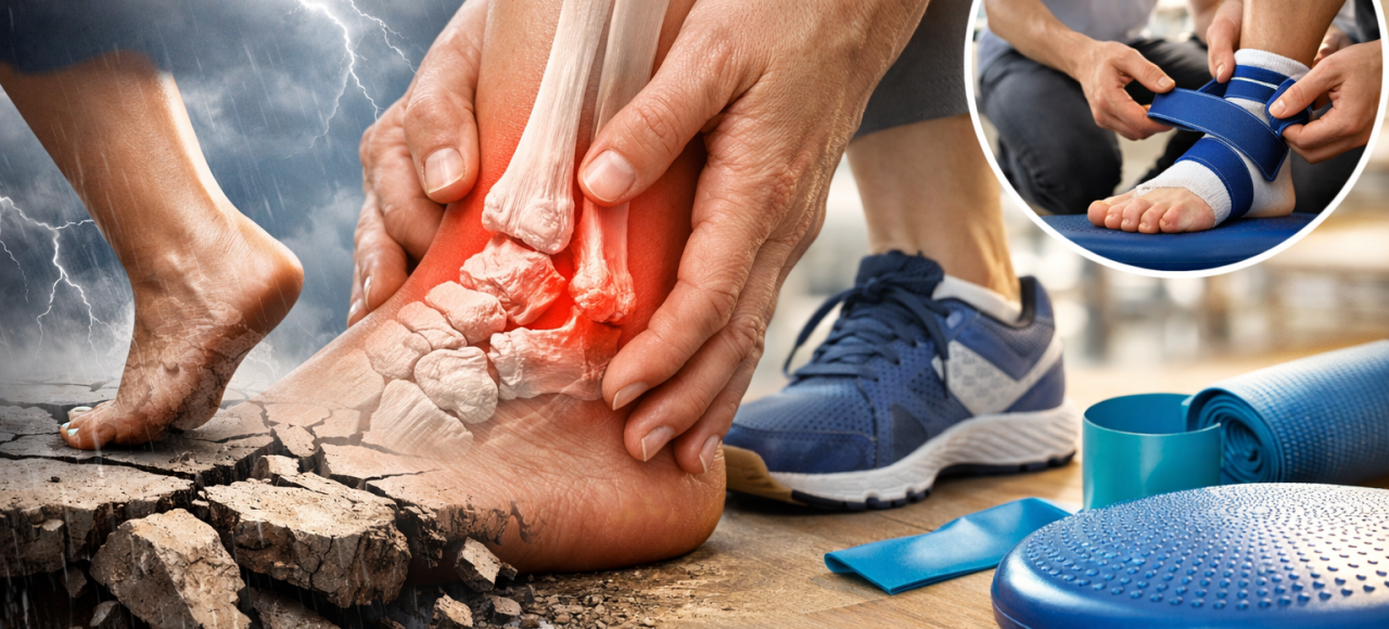 instabilité de la cheville