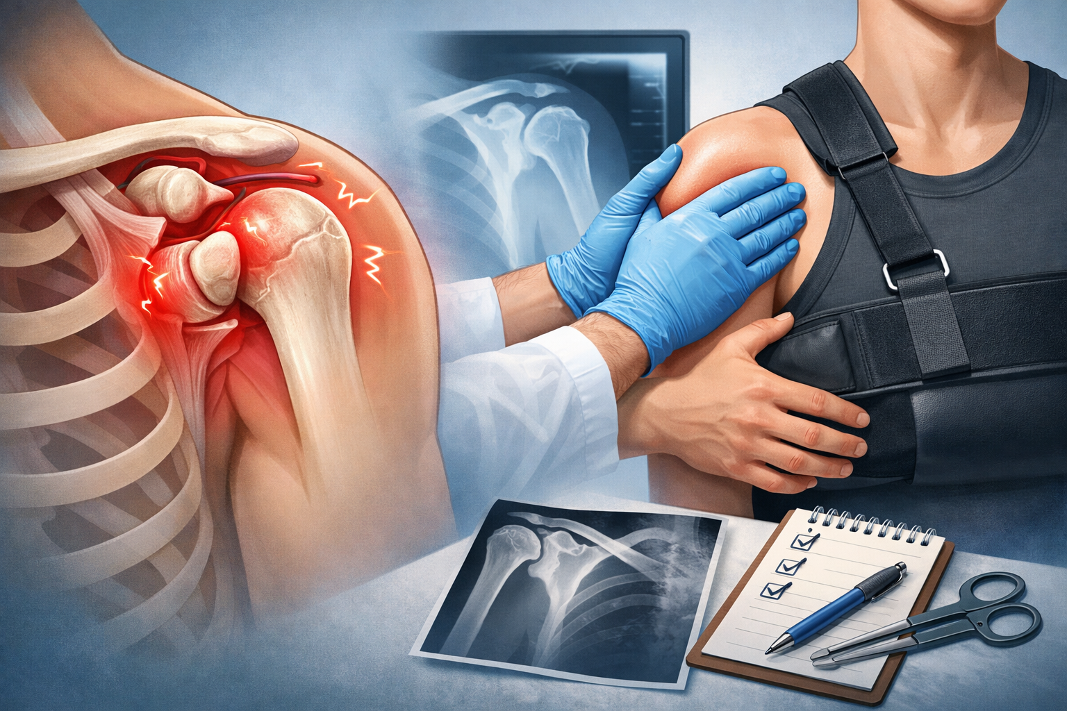 luxation de l'épaule