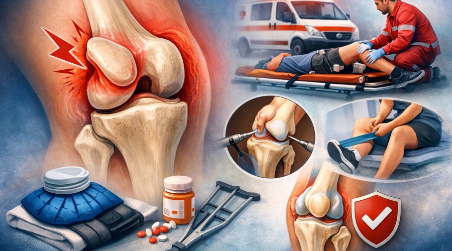 luxation de la rotule